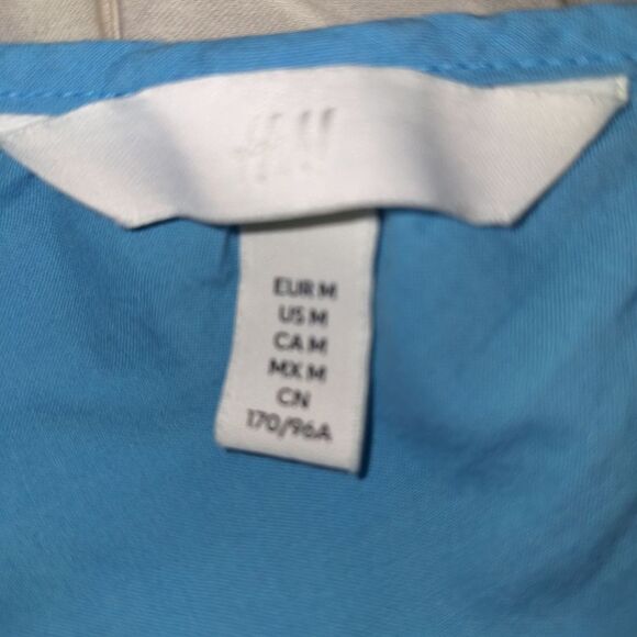 H&M M blue A Line Slip Dress tie - Picture 8 of 11